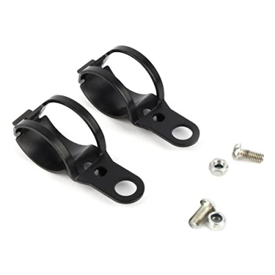 Afbeelding van Motorfiets Richtingaanwijzer Houder 2 Stks/Paar Universele Vork Bevestigingsklem 30 43mm Metalen Verplaatsing Klem, Zwart Lampmodificatie