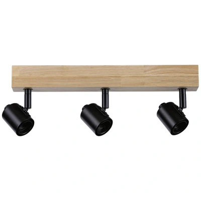 Afbeelding van Paulmann Arvid 66772 Wandspot E27 Zwart, Hout (licht)