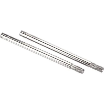 Afbeelding van Shock shafts, steel, chrome finish (long) (2)