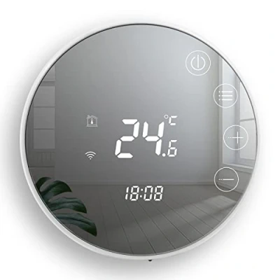 Afbeelding van Beok Tuya Intelligente thermostaat, wifi, thermostaat voor waterverwarming, programmeerbaar, wandomgeving, compatibel met Alexa, Google 3A TGR86WIFI WP