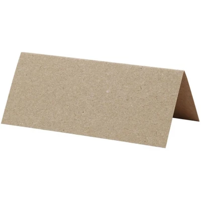 Afbeelding van Plaatskaarten, naturel, afm 9x4 cm, 220 gr, 20stuks