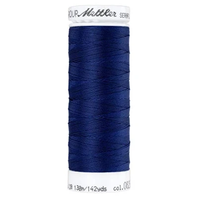 Afbeelding van Mettler SERAFLEX elastisch machinegaren 130 m, 0825 donker marineblauw, navy