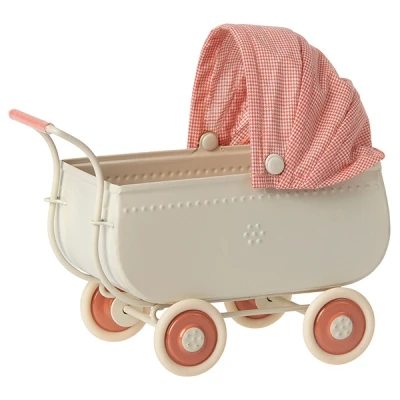 Afbeelding van Maileg poppenwagen micro coral 15 cm