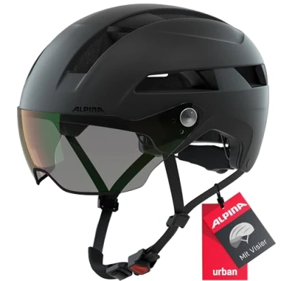 Afbeelding van Alpina Helm Soho Visor V black matt 52 56
