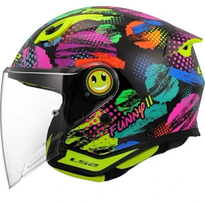 Afbeelding van LS2 Helm Funny II Joy OF622 zwart maat M