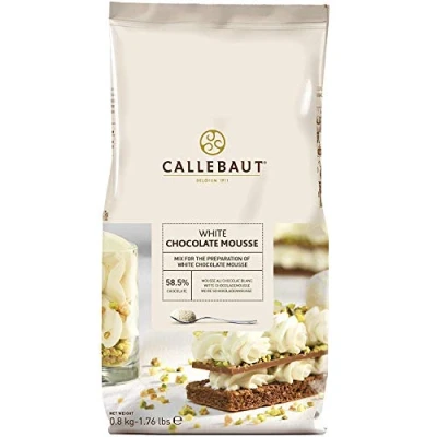 Afbeelding van Callebaut Chocolade Mousse poeder, Wit 800 gram