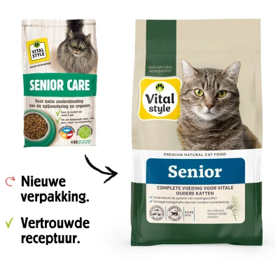Afbeelding van VITALstyle Senior Kattenvoer 1,5 kg