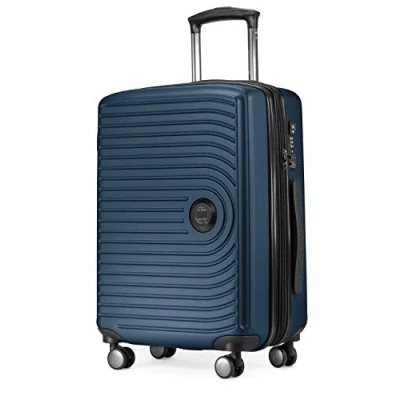 Afbeelding van HAUPTSTADTKOFFER MITTE Handbagage Koffer Trolley bagage, Cabinekoffer uitbreidbaar, TSA, 55 cm, L, donkerblauwe