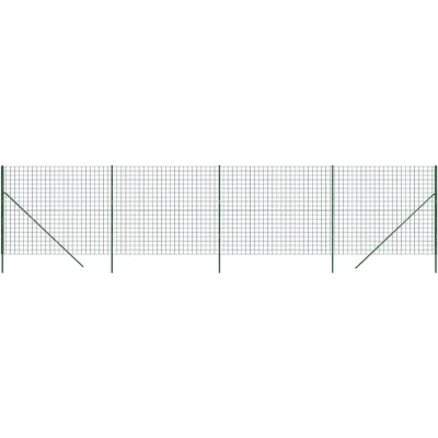 Afbeelding van Draadgaashek 1,6x10 m gegalvaniseerd staal groen