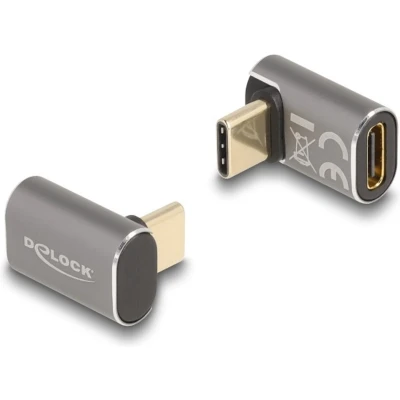 Afbeelding van Delock USB adapter 40 Gbps Type C PD 3.0 100 W (USB C, 1.50 cm), Data + Video Adapter, Grijs