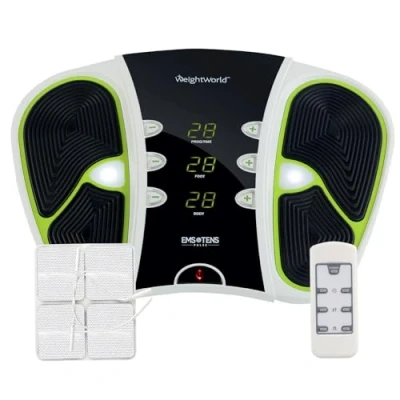 Afbeelding van WeightWorld Circulator Bloedcirculatieapparaat Voetmassage apparaat voor de benen en voeten Met 4 extra elektroden opbergtas