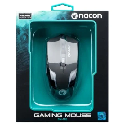 Afbeelding van Nacon GM 105 Wired Gaming Muis Zwart (PC)