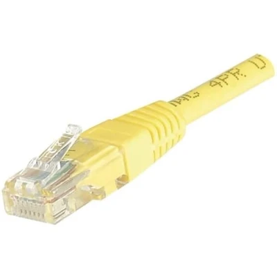 Afbeelding van Exertis Connect Patchkabel U/UTP, onafgeschermd, CAT.6, geel, 0,30m (U/UTP, CAT6, 0.30 m), Netwerkkabel