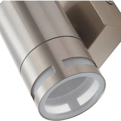 Afbeelding van Lindby Azemina buitenwandlamp, V4A, 1 lamp