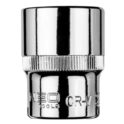 Afbeelding van NEO TOOLS 08 422 Steeksleutelelement 1/2 22 mm Chroom vanadium staal Zeskant