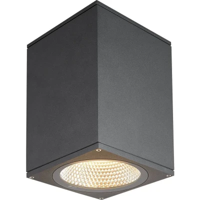 Afbeelding van SLV 1003439 ENOLA SQUARE L LED plafondlamp vast ingebouwd 35 W Antraciet