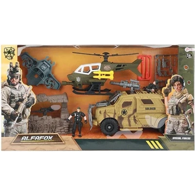 Afbeelding van Toi Toys Alfafox Militair Speelset XXL met accessoires