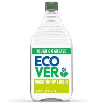 Afbeelding van Ecover Afwasmiddel Citroen Aloe vera Voordeel Verpakking 8x950ml