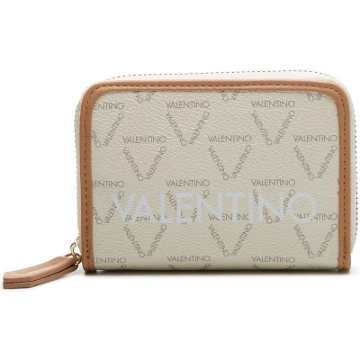 Afbeelding van Valentino Bags Liuto Portemonnee, Dames, Maat: One Size, Ecru