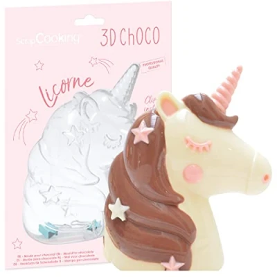 Afbeelding van Scrapcooking 3D Chocolade Mal Unicorn