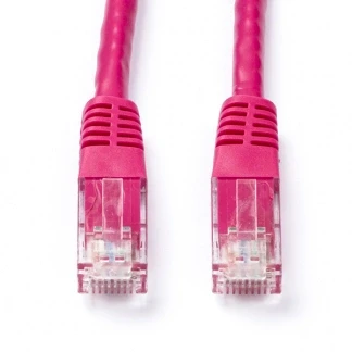 Afbeelding van Netwerkkabel Cat6 U/UTP 30 meter (Roze)