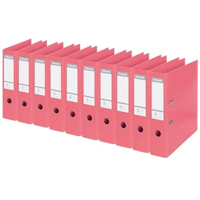 Afbeelding van Esselte, Nr. 1 Power, 10 ordners, granadine, rug 75 mm, A4, PP, 231037