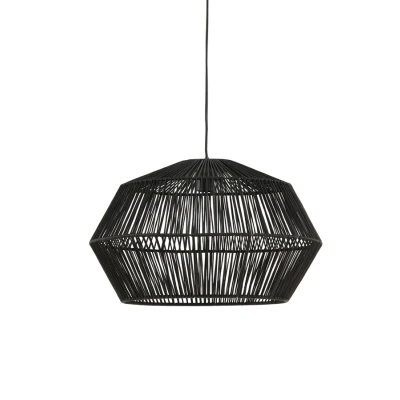Afbeelding van Deya hanglamp Ø49x30 cm mat zwart