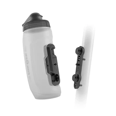 Afbeelding van FIDLOCK Twist Bottle 590 &amp; Bike Base Set waterdichte en zelfdichtende flessensluiting flessenhouder zonder schroeven flessen bevestigd Magnetische kooi Zwart