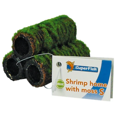 Afbeelding van Superfish shrimp home garnalenflat met mos maat S