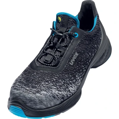 Afbeelding van uvex 6834 PU/TPU 6834245 Lage veiligheidsschoenen S1P Schoenmaat (EU): 45 Zwart, Blauw 1 paar