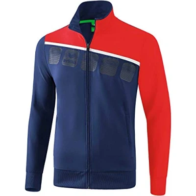 Afbeelding van Erima 5 C presentatiejack voor heren (1 stuk), navy/rood/wit