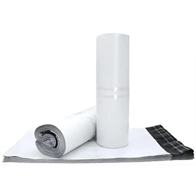 Afbeelding van Sipobuy Set van 100 waterdichte en vochtbestendige polyethyleen Express postzakken (wit, 25 x 35 cm)