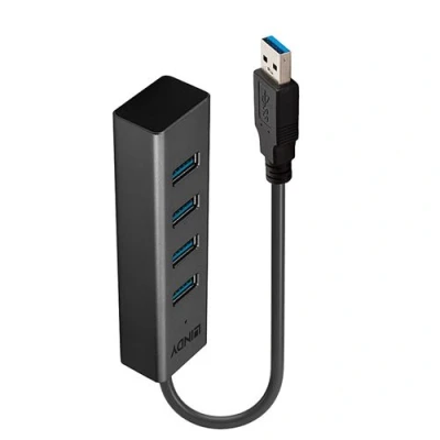 Image de Lindy Concentrateur (hub) 4 x USB 3.2 Gen 1 de bureau