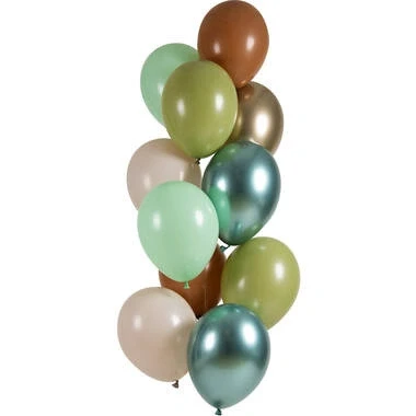 Afbeelding van Safari Chique Ballonnen Set 33cm 12 stuks