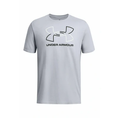 Afbeelding van Under Armour Foundation Update Tshirt print Mod gray medium heather, Heren, Maat: XS, heather