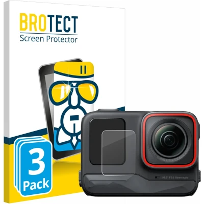 Afbeelding van BROTECT Screenprotector voor Insta360 Ace Pro (Display voor) Folie Beschermfolie Beschermglas transparant (3 Stuks)