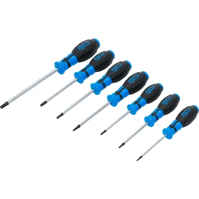 Afbeelding van BGS Schroevendraaierset Torx met boring T10 T40 7 delig