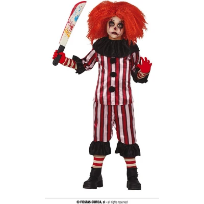 Afbeelding van Fiestas Guirca Gestreepte Clown jongens (5 6 jaar)