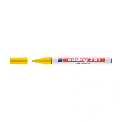 Image de edding marqueur peinture 751 paint marker, pointe ogive, Jaune