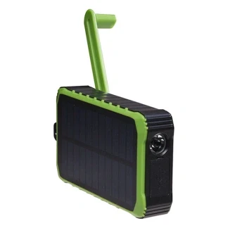 Afbeelding van Denver Solar Powerbank 10.000 mAh Zonneenergie Noodpakket Incl. Zaklamp PSO10012