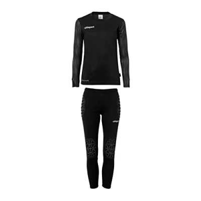 Afbeelding van Reaction Keeperstenue Junior Black 990 128 Zwart Keeperskleding