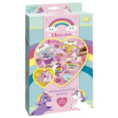 Afbeelding van Totum kinder hobbyset Diamond painting Unicorn slinger 071056 30,5x18x3,5cm 5+ (11 20)