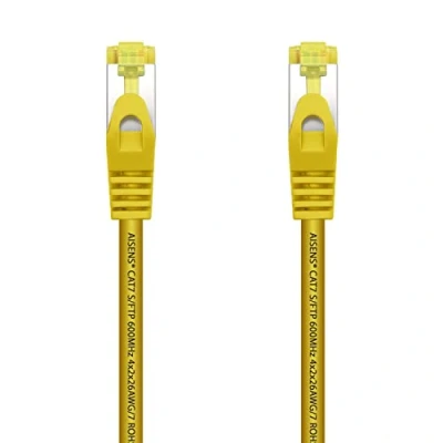 Afbeelding van AISENS A146 0475 netwerkkabel RJ45 LSZH Cat.7 600MHz S/FTP PIMF AWG26 geel 2,0m