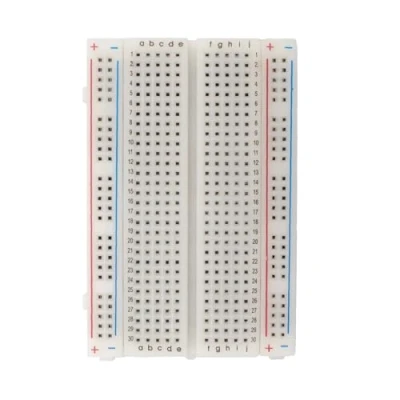 Afbeelding van MMOBIEL 1st PCB Breadboard Prototype Circuit Bord Soldeervrij 1x400 Punten Geschikt met DIY Arduino, Raspberry Pi 2 / 3 4 5 Projecten Proto Shield Distribution Verbindingsblokken