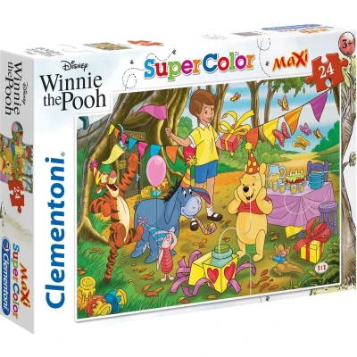 Afbeelding van Puzzel Winnie The Pooh Clementoni 24201 SuperColor Maxi 24 Onderdelen