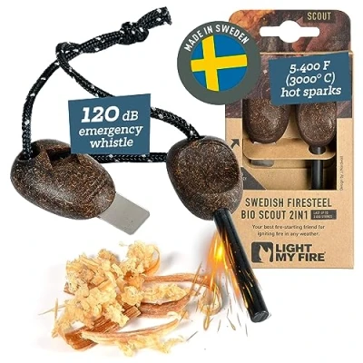 Afbeelding van Light My Fire Firesteel Bio Scout Aansteker Cocoshell Bruin Overige Accessoires