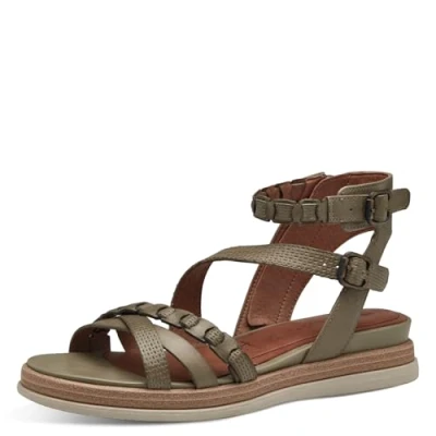 Image de Tamaris Sandales compensées pour femme 1 28210 44 Sage 36 EU, sauge, EU