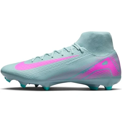 Afbeelding van Nike Performance ZM 10 Academy FG/MG Voetbalschoenen met kunststof noppen, Heren, Maat: 40, Ocean cube/pink blast Schoenen