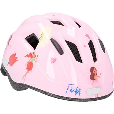 Afbeelding van FISCHER FAHRRAD Plus Princess XS/S Kinderhelm Roze Confectiemaat: Hoofdomvang: 48 54 cm