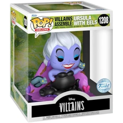 Afbeelding van Funko Pop Figuur Deluxe Disney Villains Assemble Ursula met Alen